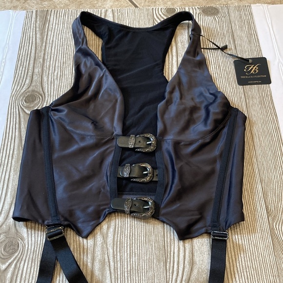 Honey Birdette Max Suspender Bustier Cami Bra Top - Picture 12 of 16